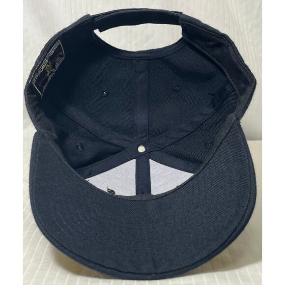 Eagle Crest USA Board of Inspection & Survey Black Snapback Cap Gold Embroidery - Picture 3 of 4